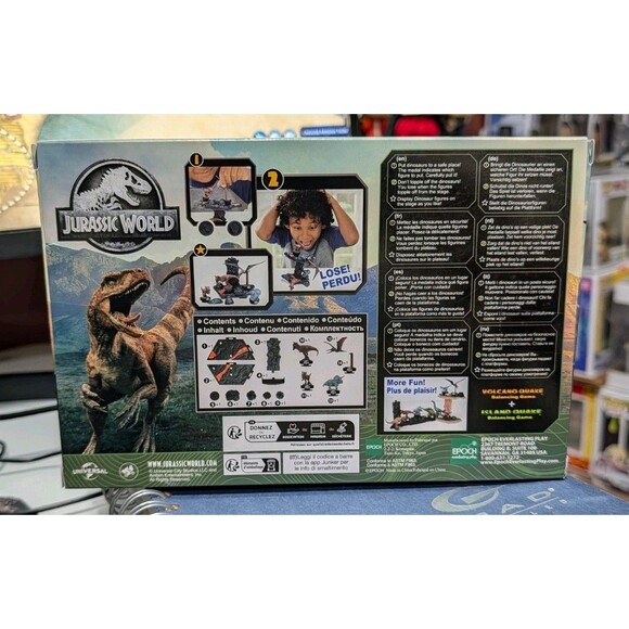 Jurassic World Volcano Quake Balancing Game New In Box Epoch Games - Picture 2 of 3